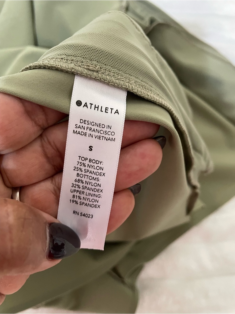 Athleta Light Olive Green Activewear Romper - Picture 2 of 11